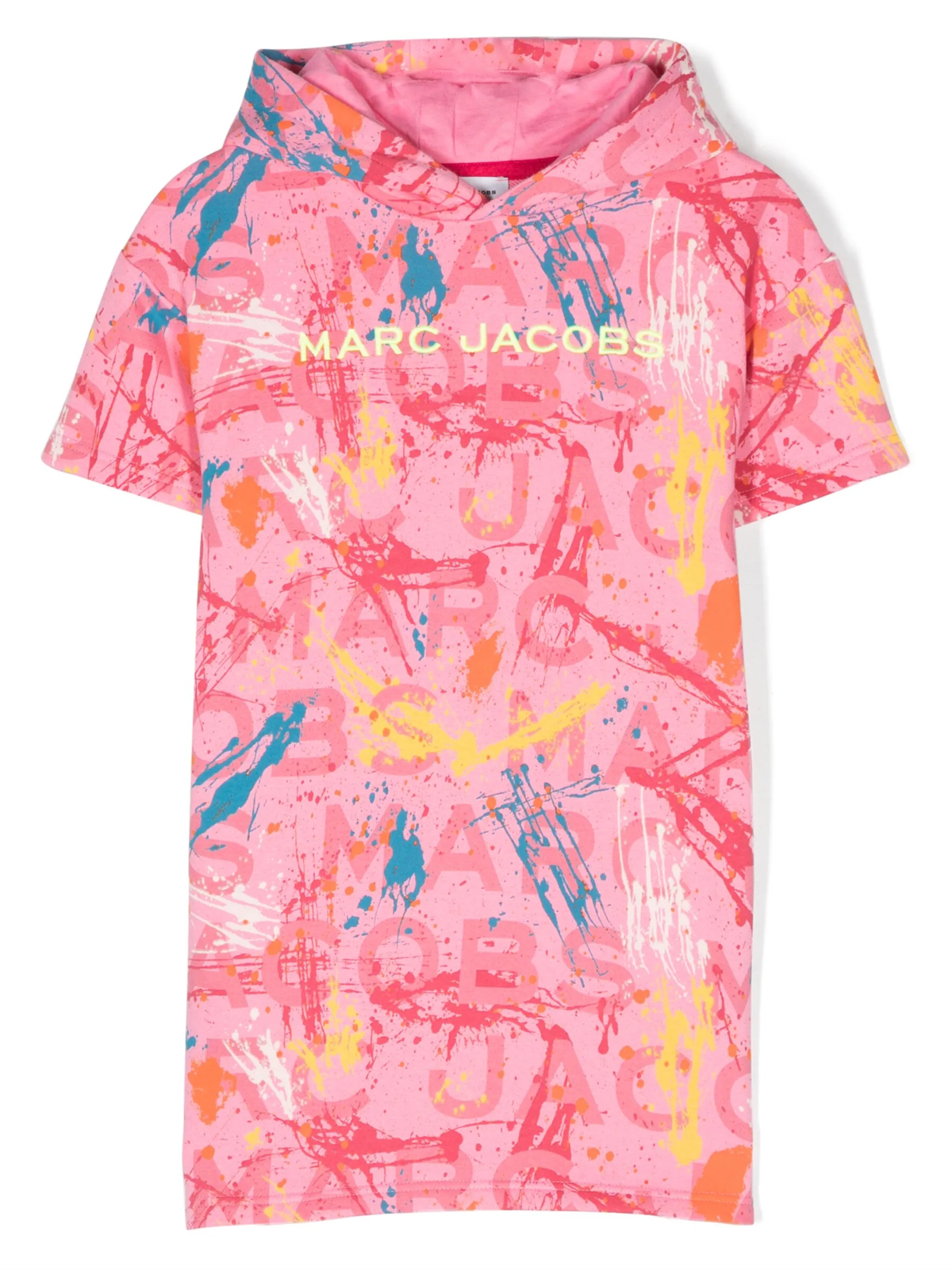 Платье-худи с эффектом разбрызганной краски и логотипом Marc Jacobs Kids, розовый
Платье-худи с эффектом разбрызганной краски и логотипом Marc Jacobs Kids, розовый