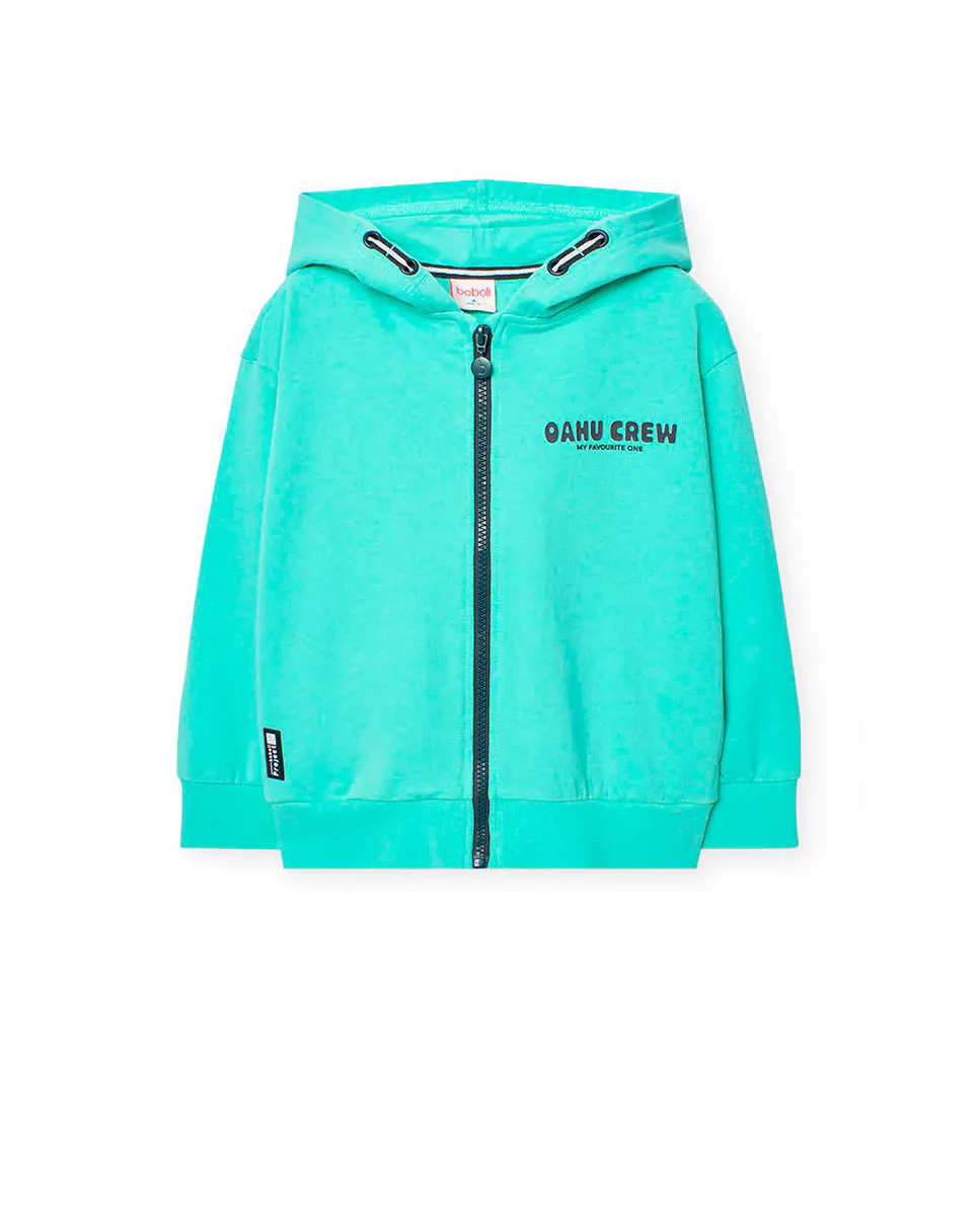 Куртка для мальчика с капюшоном и надписью на спине Boboli, светло-зеленый
Куртка для мальчика с капюшоном и надписью на спине Boboli, светло-зеленый