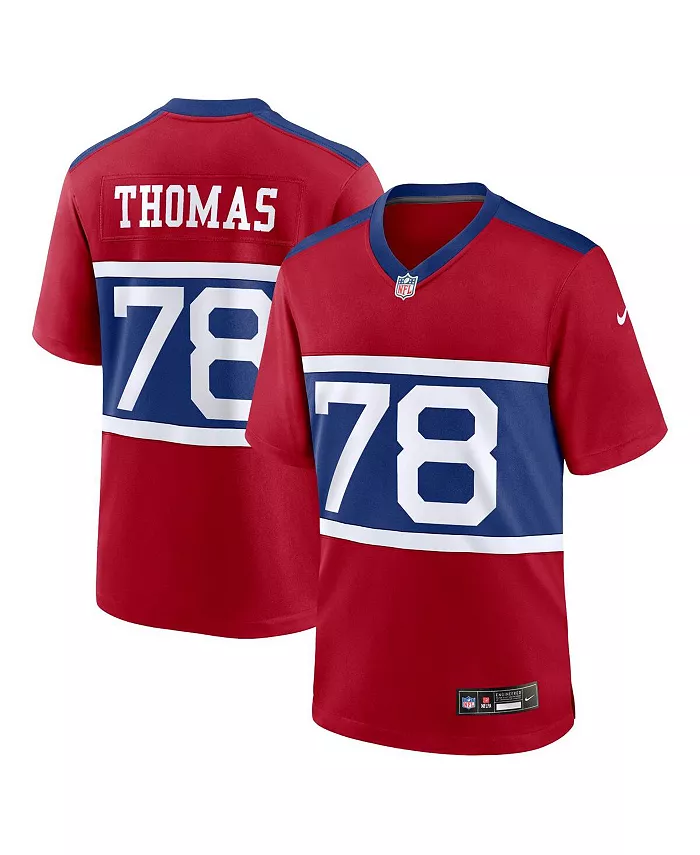 Мужская игровая альтернативная джерси Andrew Thomas Century Red New York Giants Nike
Мужская игровая альтернативная джерси Andrew Thomas Century Red New York Giants Nike