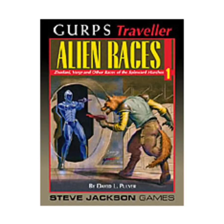 Alien Races #1 - Zhodani and Vargr, Traveller (GURPS 1st-3rd Edition) (Steve Jackson Games), мягкая обложка
Alien Races #1 - Zhodani and Vargr, Traveller (GURPS 1st-3rd Edition) (Steve Jackson Games), мягкая обложка