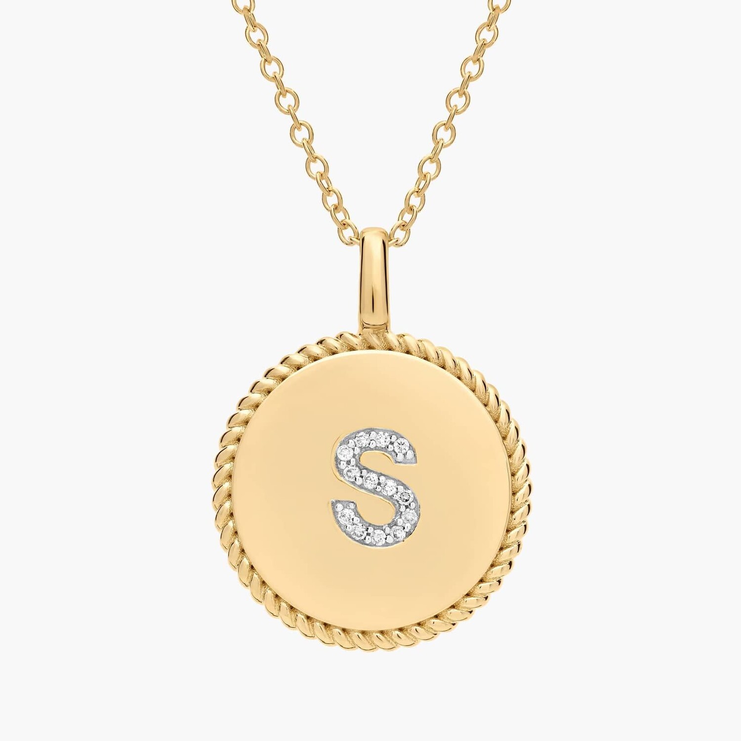 Подвеска с инициалом «S» из желтого золота 14 карат с бриллиантами Blue Nile
Подвеска с инициалом «S» из желтого золота 14 карат с бриллиантами Blue Nile