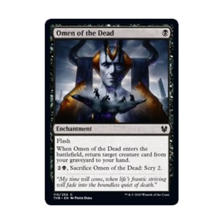 CCG Знамение мертвых (С), MTG - Theros Beyond Death
CCG Знамение мертвых (С), MTG - Theros Beyond Death