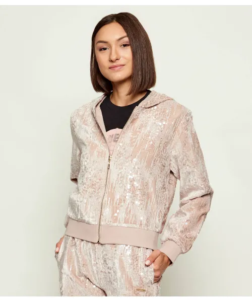 Толстовка Regular fit Guess Active, бежевый 
Толстовка Regular fit Guess Active, бежевый