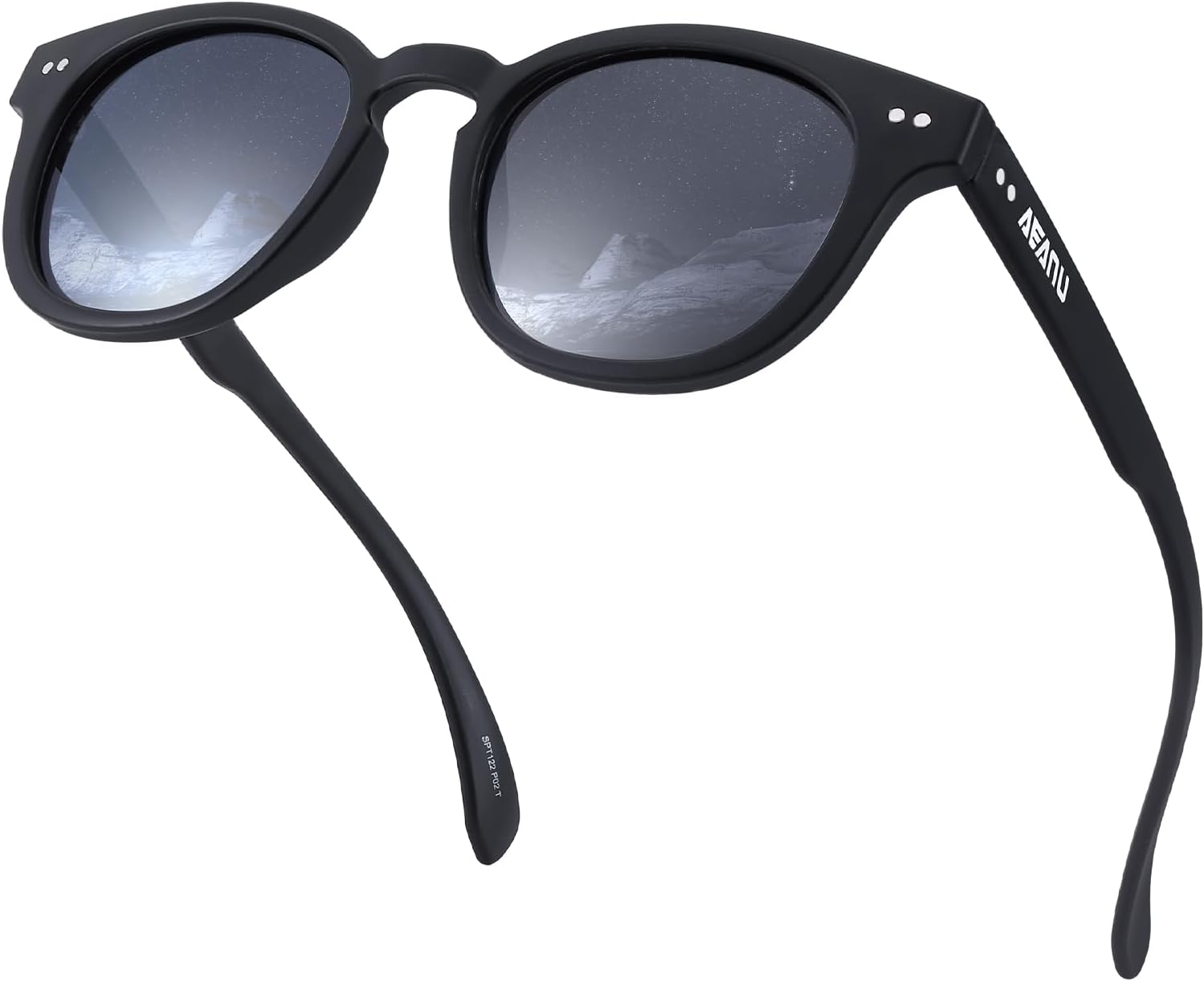 Поляризованные солнцезащитные очки для подростков – линзы UV400 с цветным зеркальным покрытием, матовая круглая оправа, для маленьких лиц – для велоспорта и активного отдыха AEANU, 1pack - Silver Mirror
Поляризованные солнцезащитные очки для подростков – линзы UV400 с цветным зеркальным покрытием, матовая круглая оправа, для маленьких лиц – для велоспорта и активного отдыха AEANU, 1pack - Silver Mirror