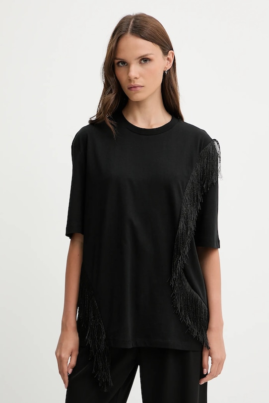 Хлопковая футболка Sisley, черный
Хлопковая футболка Sisley, черный