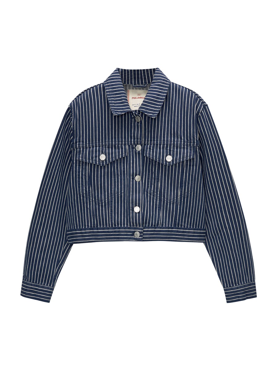 Куртка межсезонная Pull&Bear, темно-синий
Куртка межсезонная Pull&Bear, темно-синий