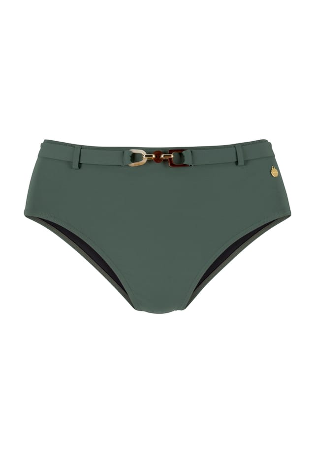 Бикини-Трусы Yves с высокой талией и декоративным поясом Lascana, зеленый
Бикини-Трусы Yves с высокой талией и декоративным поясом Lascana, зеленый