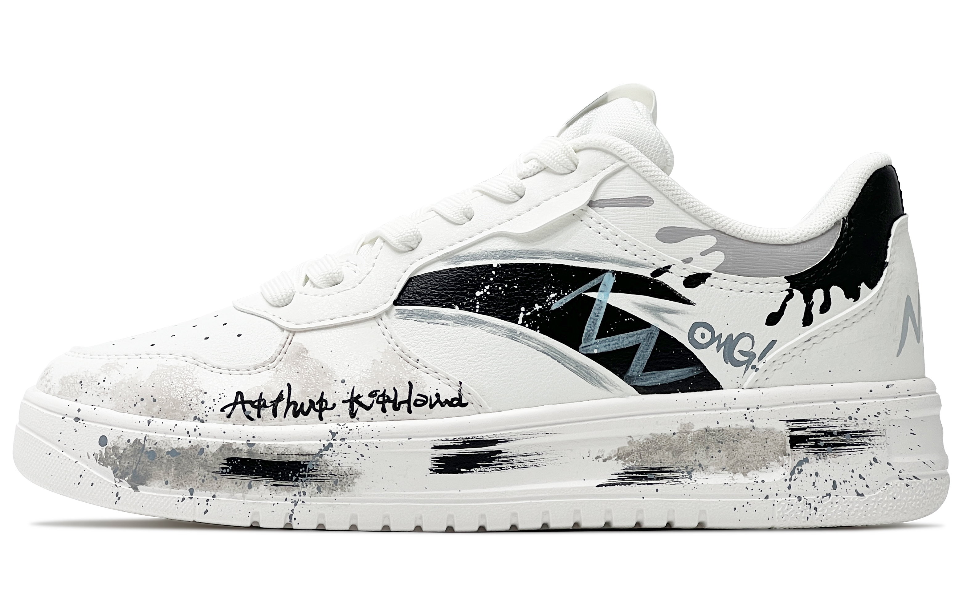 ANTA Кроссовки Life Collection с противоскользящим износостойким низким верхом для скейтборда, мужские, белые, черные
ANTA Кроссовки Life Collection с противоскользящим износостойким низким верхом для скейтборда, мужские, белые, черные