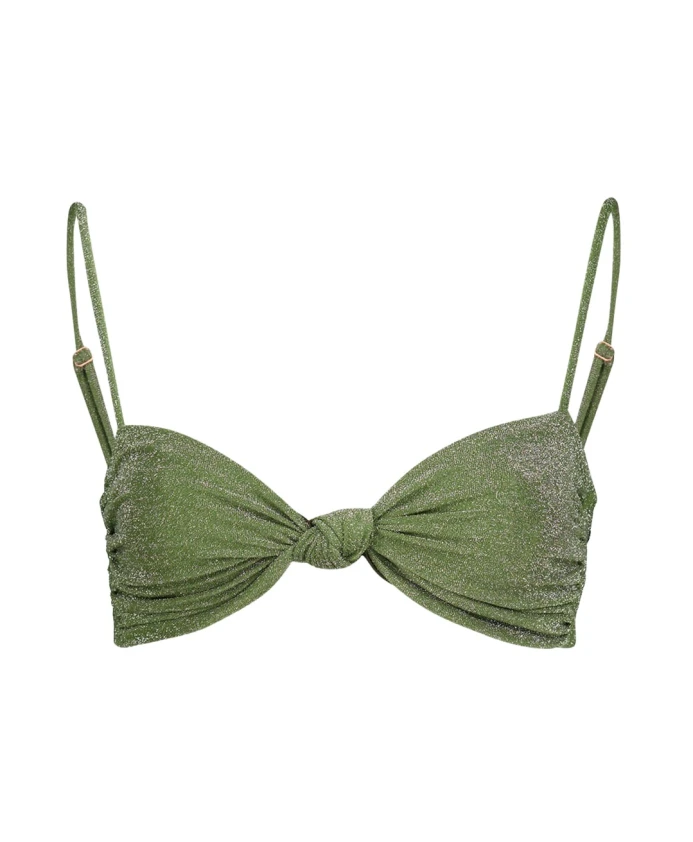 Бикини топ с блестками «Геликония» Johanna Ortiz, зеленый
Бикини топ с блестками «Геликония» Johanna Ortiz, зеленый