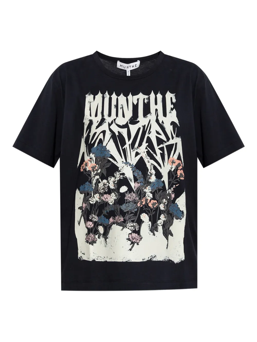 Футболка из органического хлопка MUNTHE, черный 
Футболка из органического хлопка MUNTHE, черный