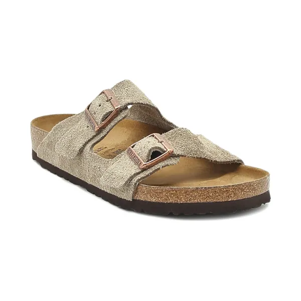 Кожаные тапочки Arizona vl Birkenstock, коричневый
Кожаные тапочки Arizona vl Birkenstock, коричневый