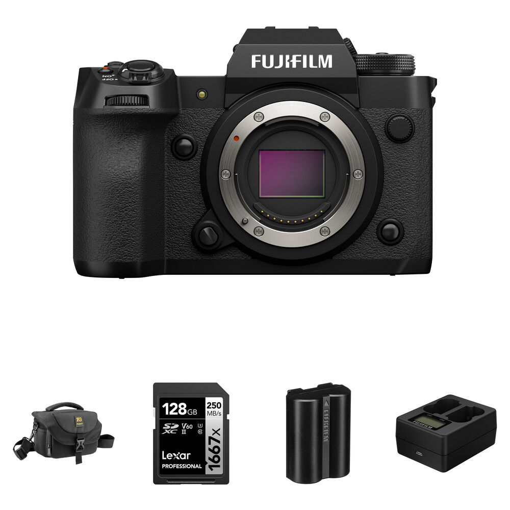 Беззеркальная камера FUJIFILM X-H2 Mirrorless Camera with Essentials+ Kit
Беззеркальная камера FUJIFILM X-H2 Mirrorless Camera with Essentials+ Kit