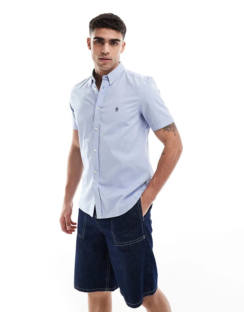 Рубашка с короткими рукавами и логотипом French Connection небесно-голубого цвета French Connection Mens
Рубашка с короткими рукавами и логотипом French Connection небесно-голубого цвета French Connection Mens