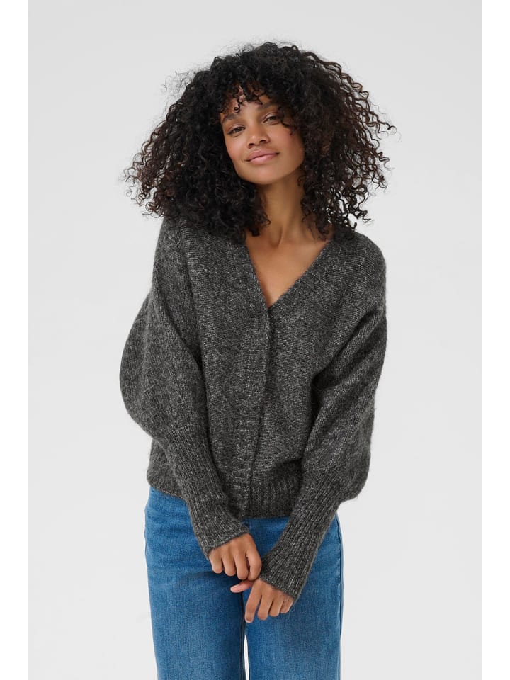 Kaffe Кардиган антрацитового цвета
Kaffe Кардиган антрацитового цвета