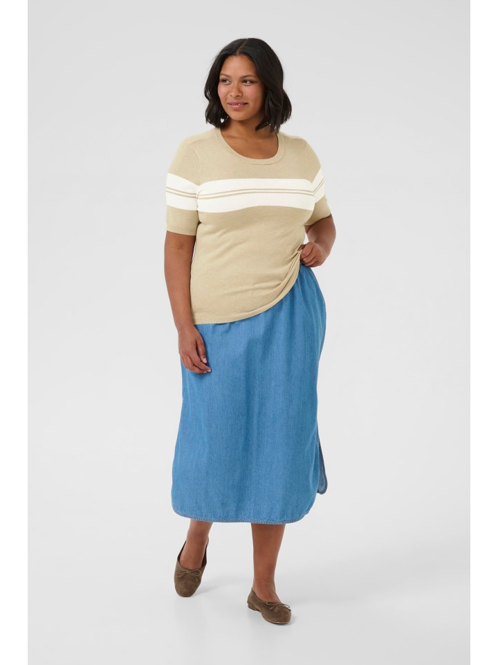 KAFFE curve Вязаный свитер KClizzy стандартного кроя, цвет Feather Grey mel/Chalk Stripe
KAFFE curve Вязаный свитер KClizzy стандартного кроя, цвет Feather Grey mel/Chalk Stripe