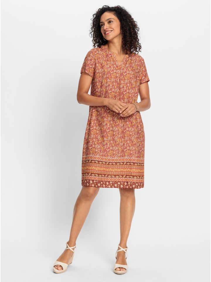 Платье с принтом цвета папайи, красновато-коричневого цвета WITT WEIDEN
Платье с принтом цвета папайи, красновато-коричневого цвета WITT WEIDEN