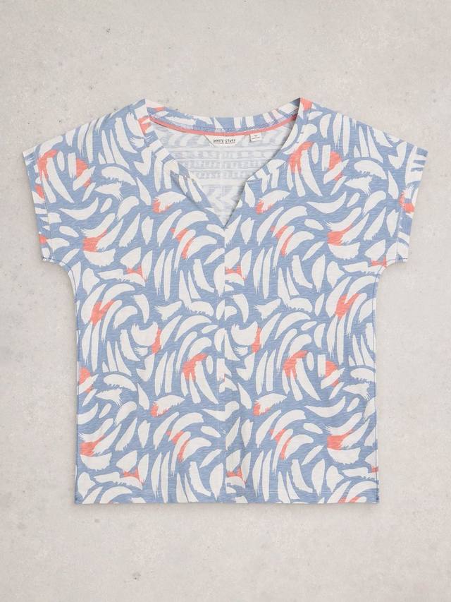 Футболка Nelly с абстрактным вырезом White Stuff, Blue
Футболка Nelly с абстрактным вырезом White Stuff, Blue