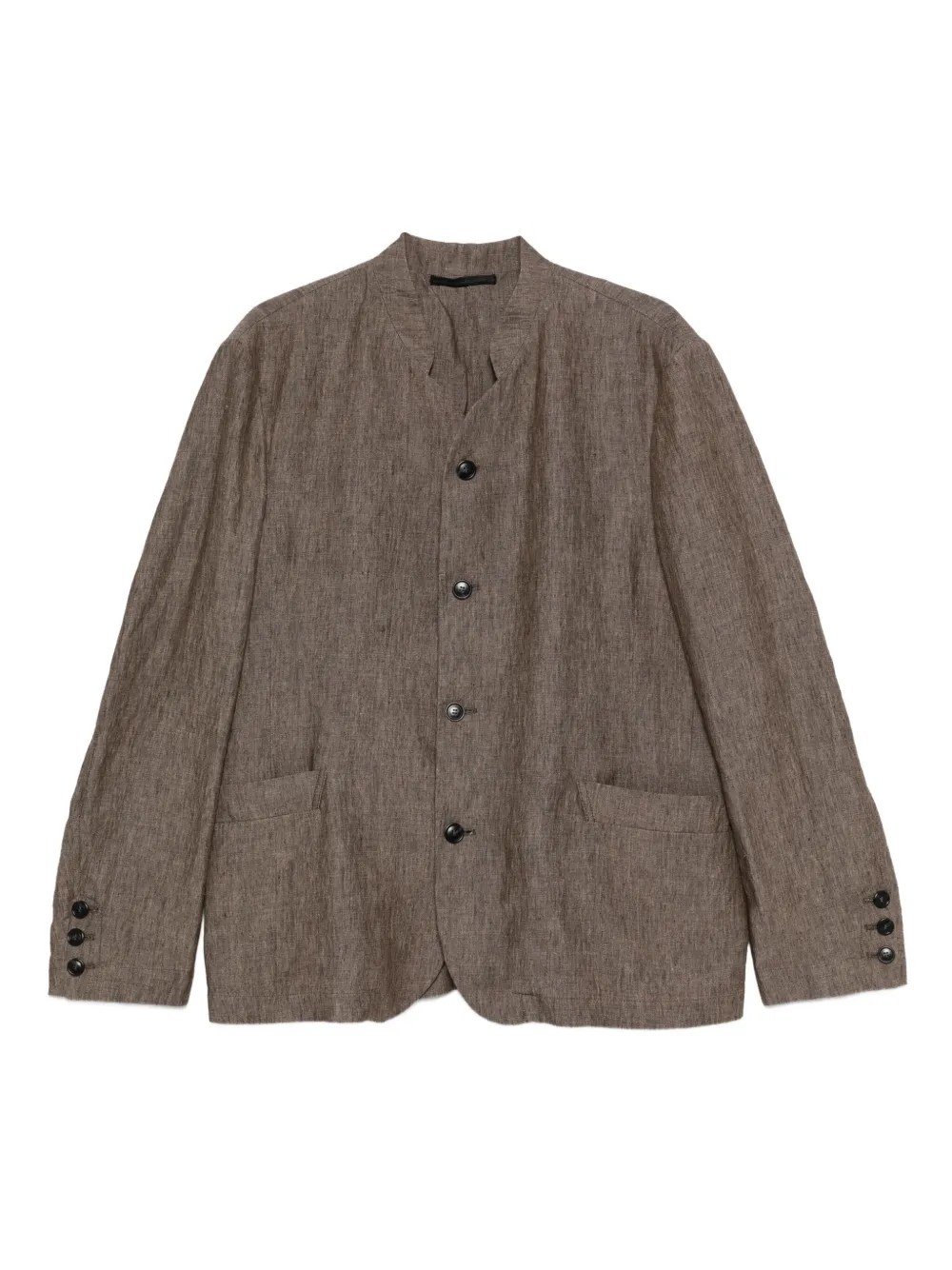 Блейзер с воротником-стойкой GIORGIO ARMANI, коричневый
Блейзер с воротником-стойкой GIORGIO ARMANI, коричневый