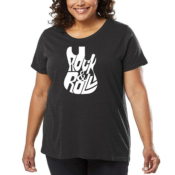 Футболка с принтом Rock and roll guitar, женская, plus size La Pop Art, Grey
Футболка с принтом Rock and roll guitar, женская, plus size La Pop Art, Grey