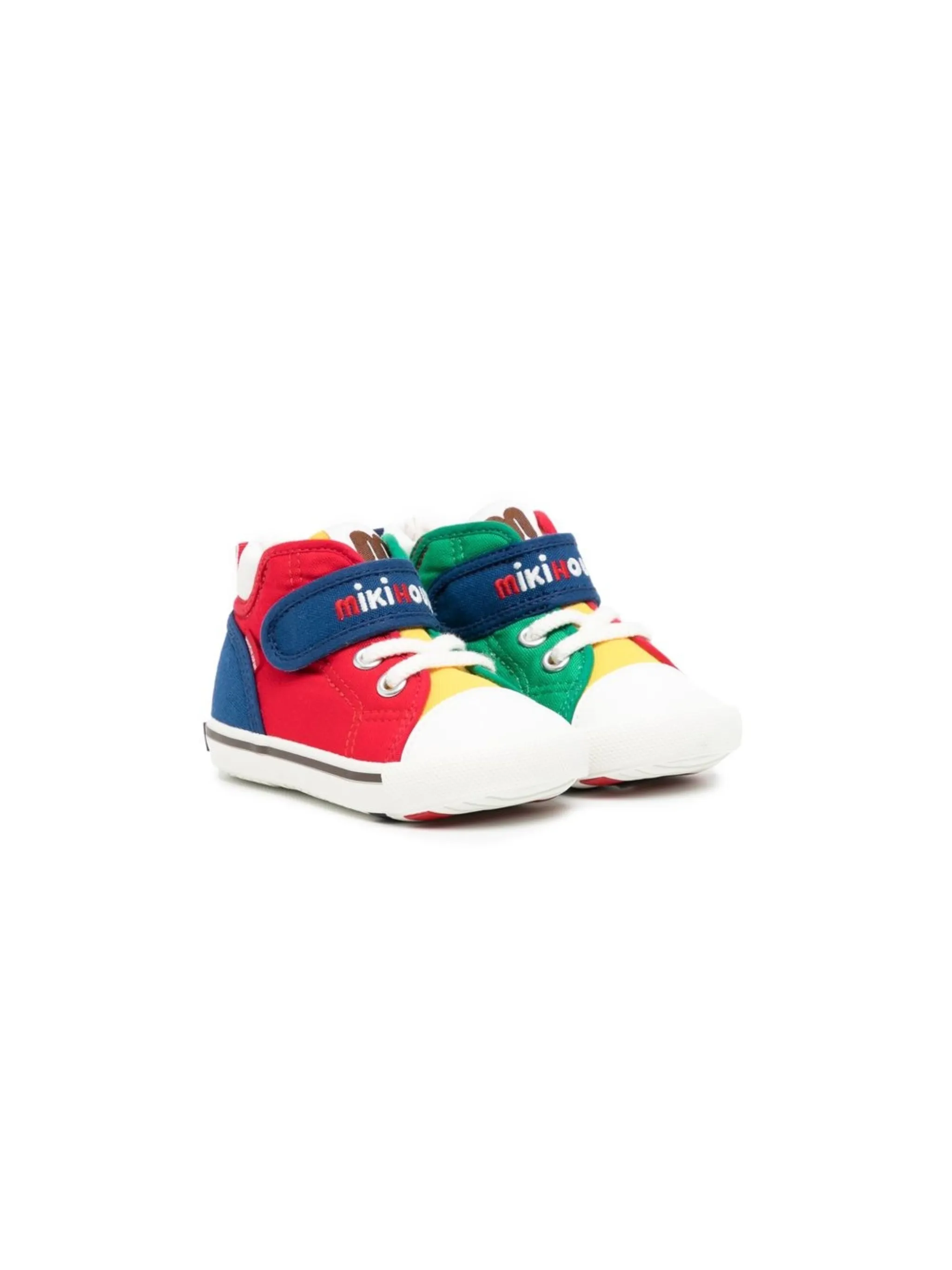 Высокие кроссовки с вышитым логотипом Miki House, зеленый
Высокие кроссовки с вышитым логотипом Miki House, зеленый