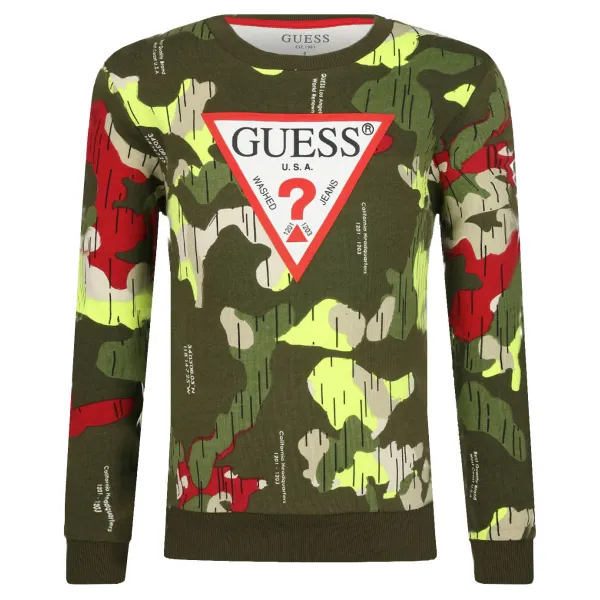 Толстовка обычного кроя Guess, зеленый
Толстовка обычного кроя Guess, зеленый