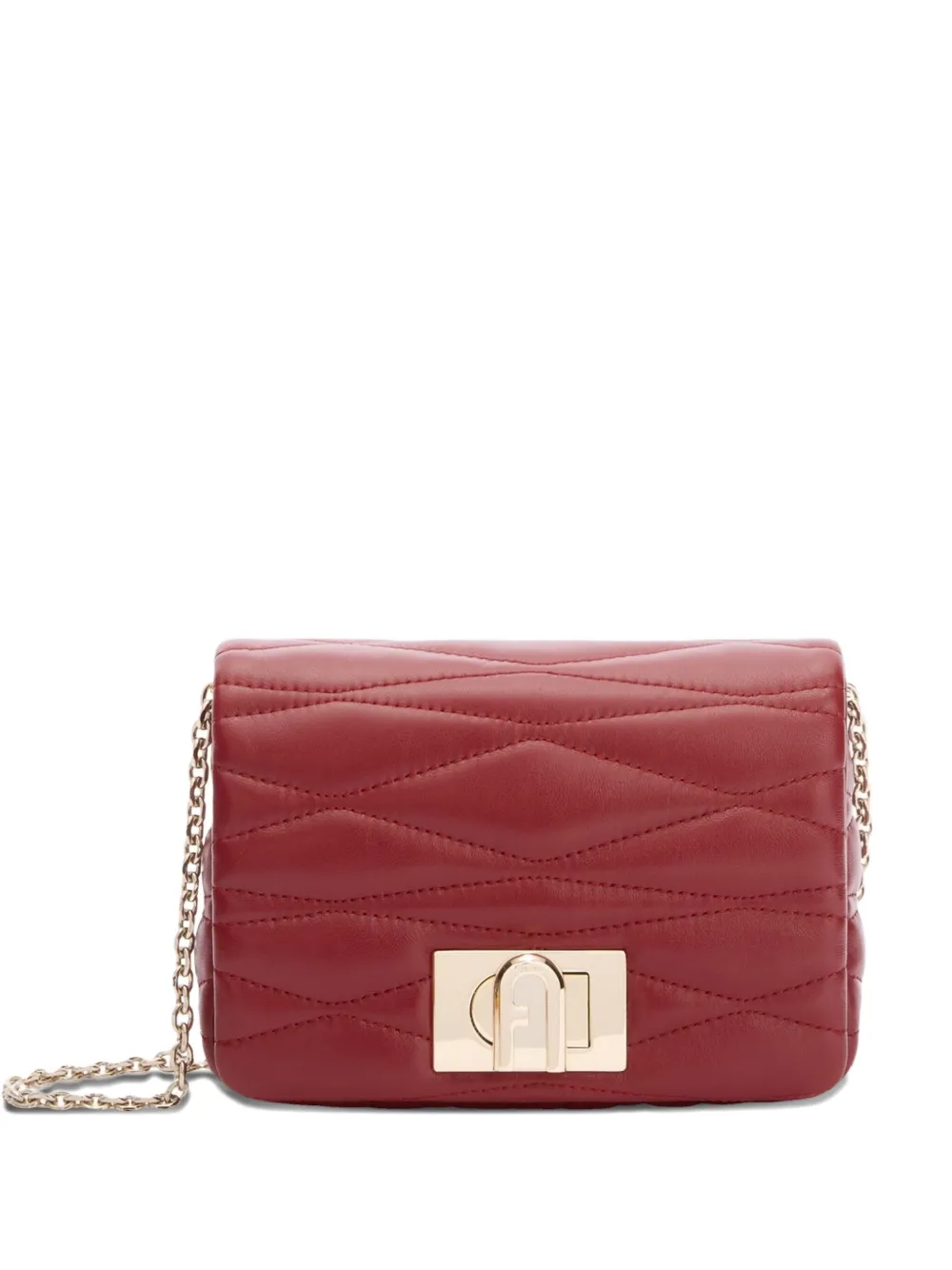 Стеганая мини-сумка через плечо Mala с цепочкой Furla, красный
Стеганая мини-сумка через плечо Mala с цепочкой Furla, красный