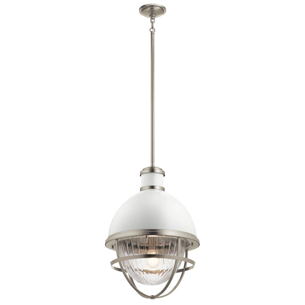 Подвесной светильник QUINTIESSE Tollis E27 1x40W сталь, матовый никель и белый; ребристое стекло прозрачное В: 75,1–166,5 см Ø40,8 см с регулируемой яркостью по высоте Elstead Lighting
Подвесной светильник QUINTIESSE Tollis E27 1x40W сталь, матовый никель и белый; ребристое стекло прозрачное В: 75,1–166,5 см Ø40,8 см с регулируемой яркостью по высоте Elstead Lighting
