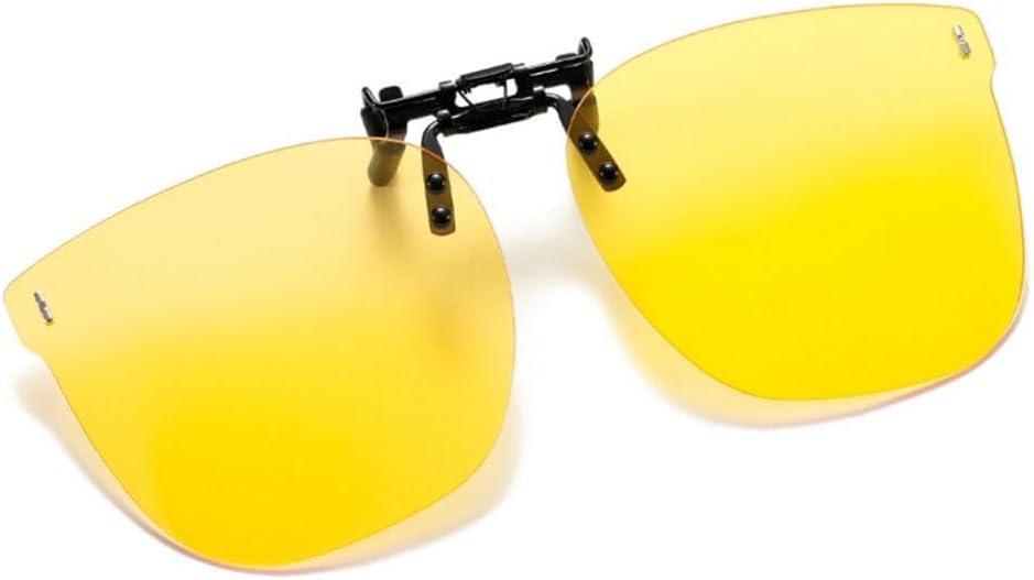 Солнцезащитные очки с зажимом, закрывающие ваши обычные очки, сверхлегкая защита от УФ-излучения и откидные солнцезащитные очки для удобной защиты от солнца KTUCN, Yellow
Солнцезащитные очки с зажимом, закрывающие ваши обычные очки, сверхлегкая защита от УФ-излучения и откидные солнцезащитные очки для удобной защиты от солнца KTUCN, Yellow