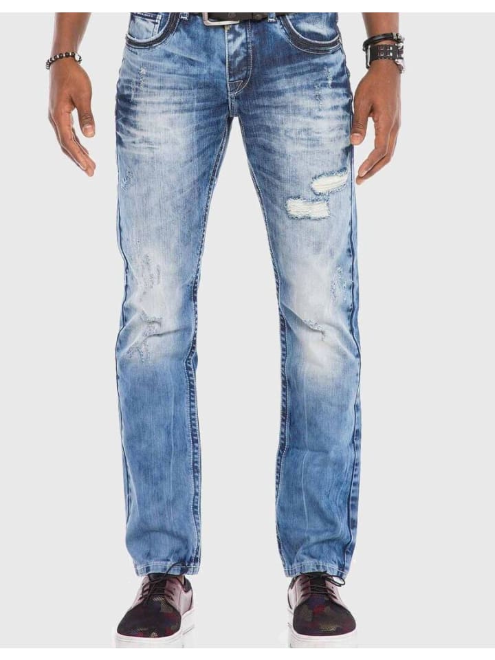 Джинсы Cipo & Baxx, синий 
Джинсы Cipo & Baxx, синий