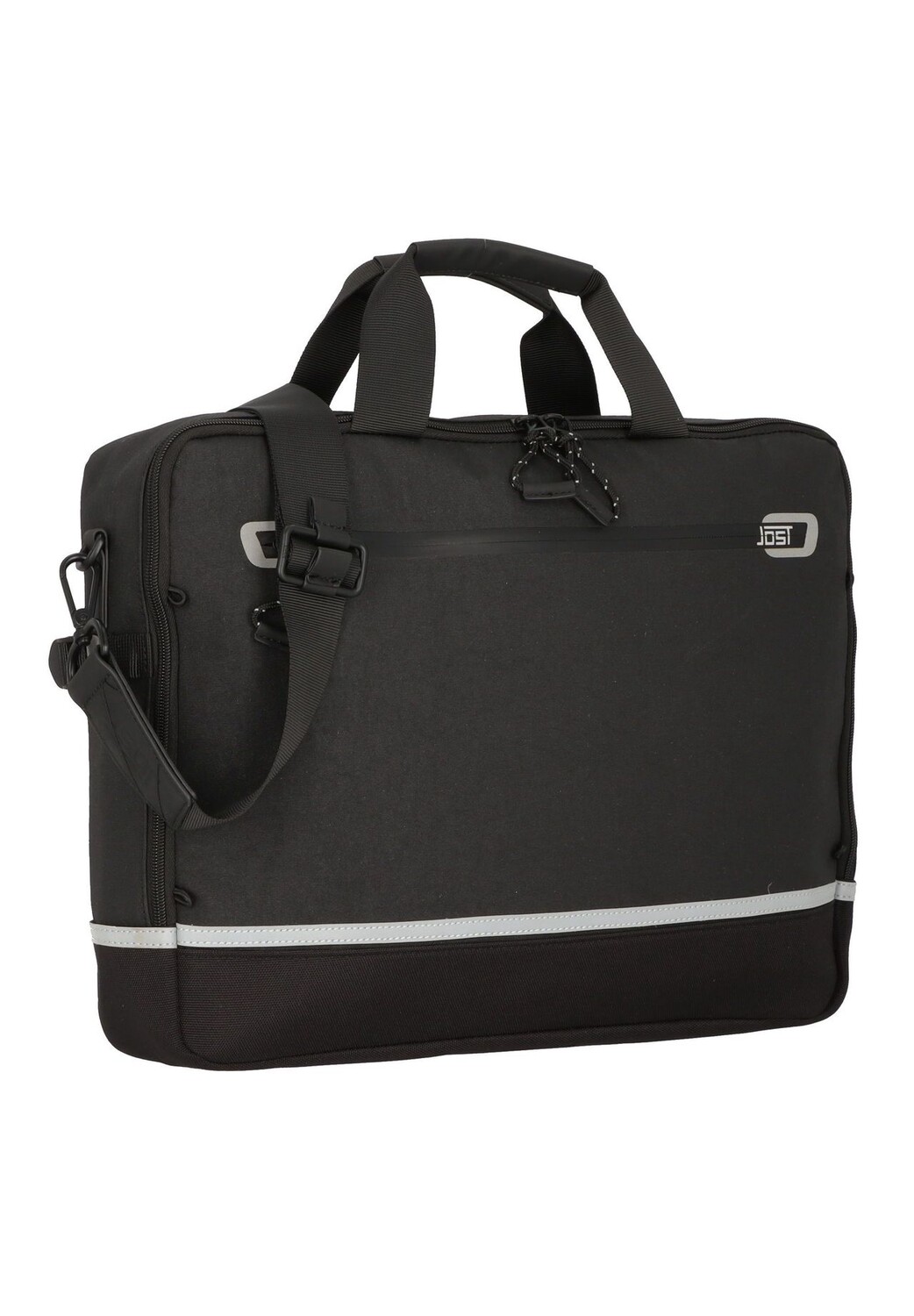 Сумка через плечо, эмблема, отделение для ноутбука, мужская JOST, черный 
Сумка через плечо, эмблема, отделение для ноутбука, мужская JOST, черный