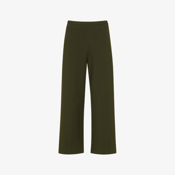 Широкие брюки Camilla с высокой посадкой из эластичной ткани Whistles, хаки
Широкие брюки Camilla с высокой посадкой из эластичной ткани Whistles, хаки