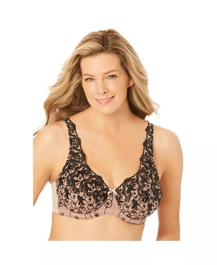 Бюстгальтер на косточках с вышивкой больших размеров Amoureuse, коричневый
Бюстгальтер на косточках с вышивкой больших размеров Amoureuse, коричневый