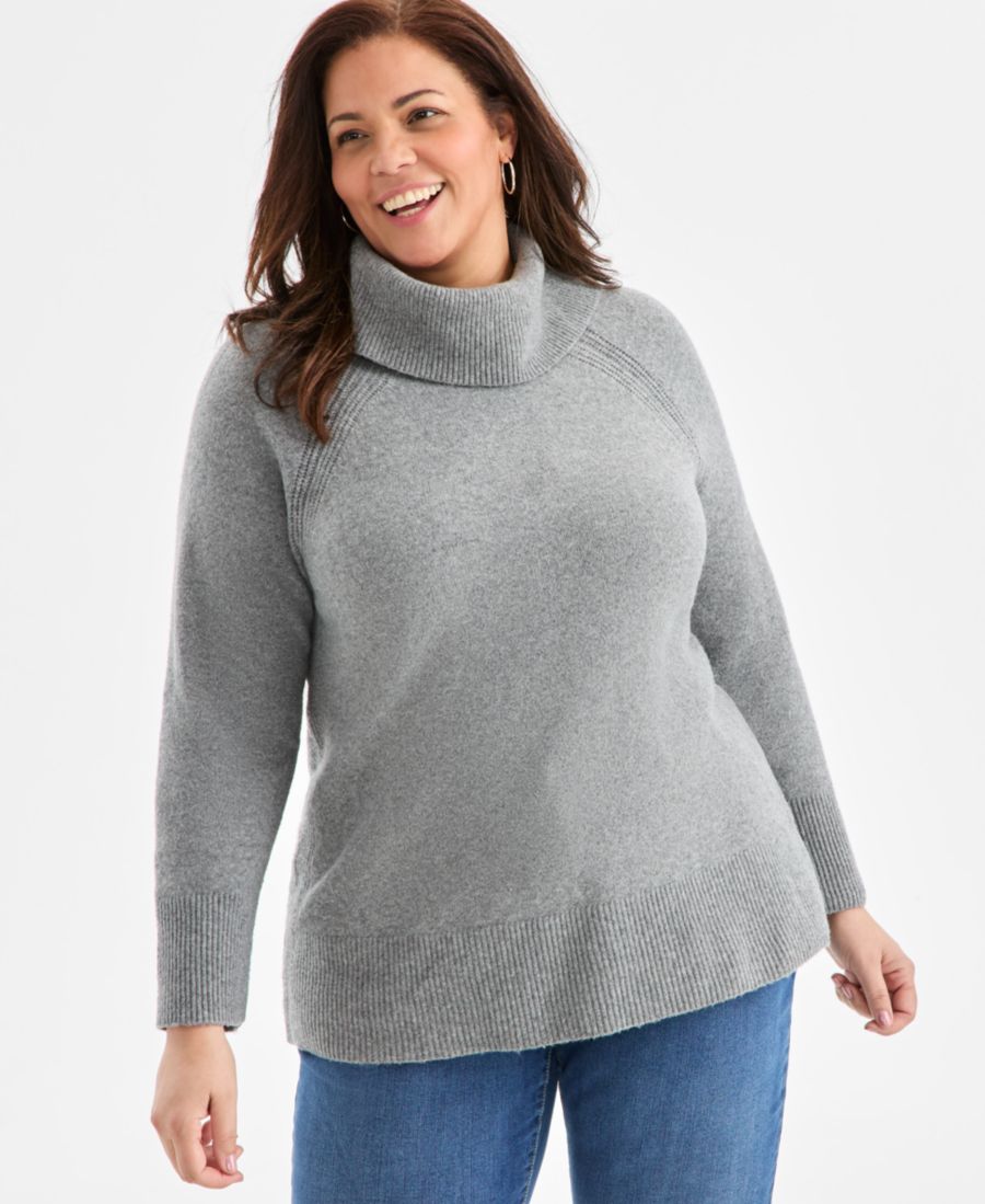 Уютный свитер большого размера с воротником-хомутом и длинными рукавами, эксклюзивно для Macy's Style & Co, Stormy Heather
Уютный свитер большого размера с воротником-хомутом и длинными рукавами, эксклюзивно для Macy's Style & Co, Stormy Heather
