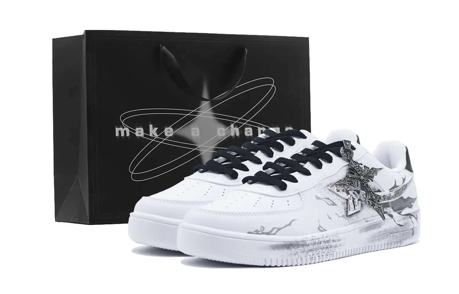 XTEP Кроссовки Air Force One для скейтбординга, износостойкие, нескользящие, низкие, мужские, черно-белые
XTEP Кроссовки Air Force One для скейтбординга, износостойкие, нескользящие, низкие, мужские, черно-белые