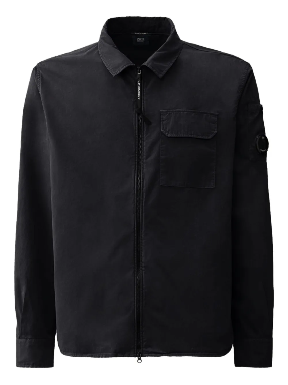 Рубашка на молнии с карманом C.P. Company, черный
Рубашка на молнии с карманом C.P. Company, черный