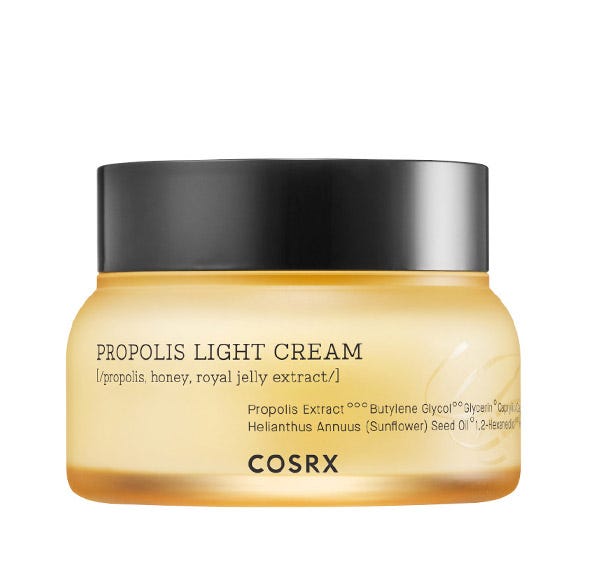 Увлажняющий крем для лица COSRX Propolis Light Cream, 65 мл
Увлажняющий крем для лица COSRX Propolis Light Cream, 65 мл