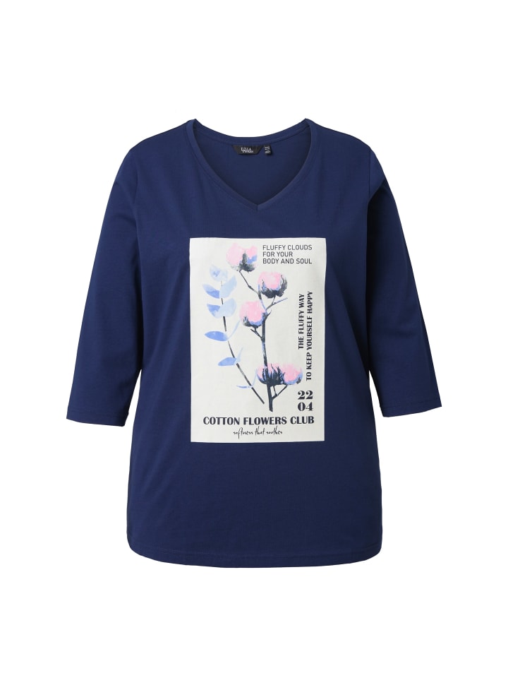 Рубашка чернильно-синего цвета Ulla Popken
Рубашка чернильно-синего цвета Ulla Popken