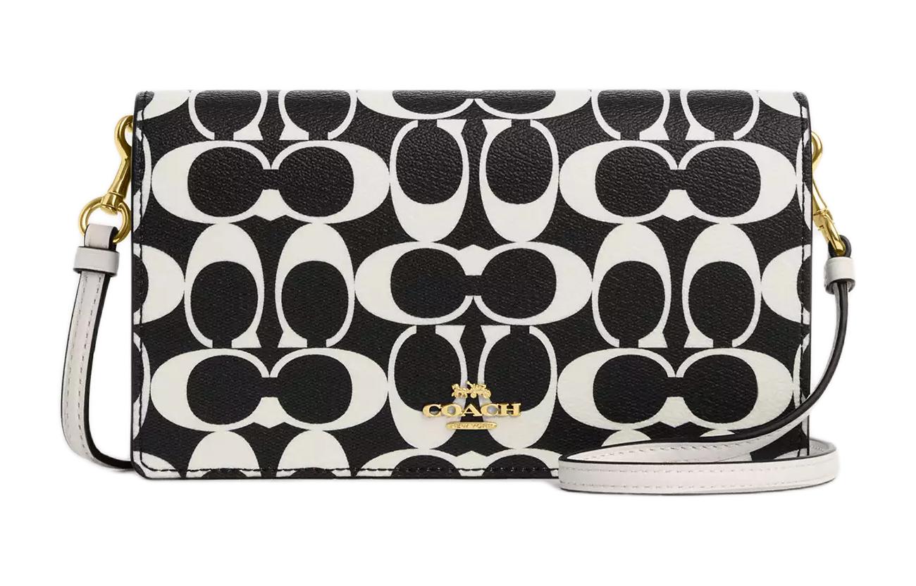 COACH Анна Канвас с кожаной сумочкой клатч плечевая сумка через плечо маленькая женская черная
COACH Анна Канвас с кожаной сумочкой клатч плечевая сумка через плечо маленькая женская черная