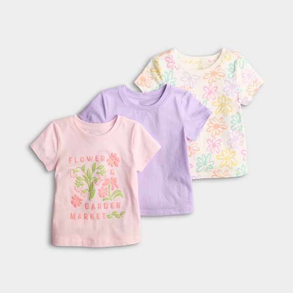 Детский набор из 3 футболок с коротким рукавом для девочек 4-12 лет Jumping Beans, Pink Berry Garden
Детский набор из 3 футболок с коротким рукавом для девочек 4-12 лет Jumping Beans, Pink Berry Garden