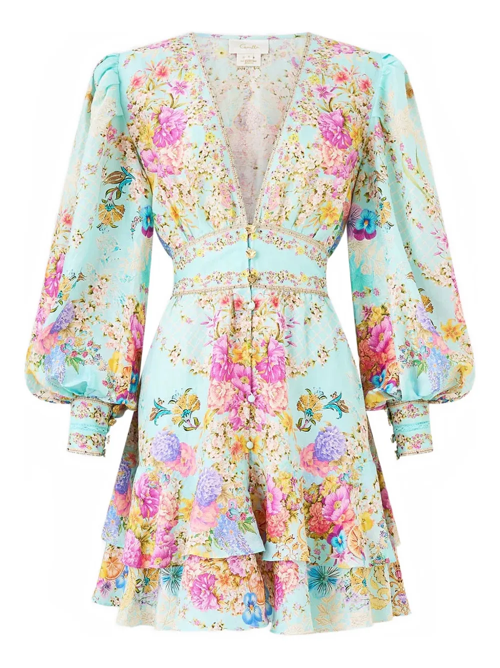 Мини-платье с оборками Bazaar Blooms Camilla, синий
Мини-платье с оборками Bazaar Blooms Camilla, синий