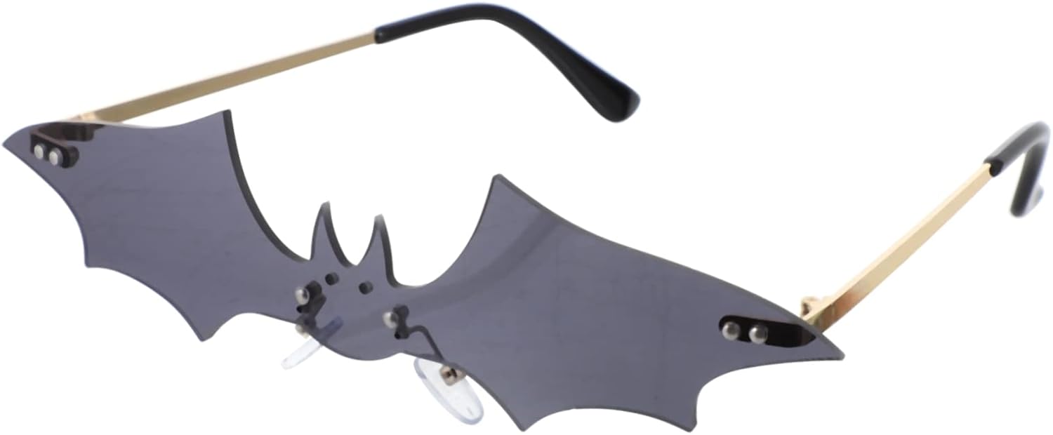 Модные солнцезащитные очки VALICLUD в форме летучей мыши без оправы для создания уникального стиля. Винтажные очки в форме летучей мыши для костюмированных вечеринок. Привлекательные аксессуары для Хэллоуина и косплея, Grey
Модные солнцезащитные очки VALICLUD в форме летучей мыши без оправы для создания уникального стиля. Винтажные очки в форме летучей мыши для костюмированных вечеринок. Привлекательные аксессуары для Хэллоуина и косплея, Grey