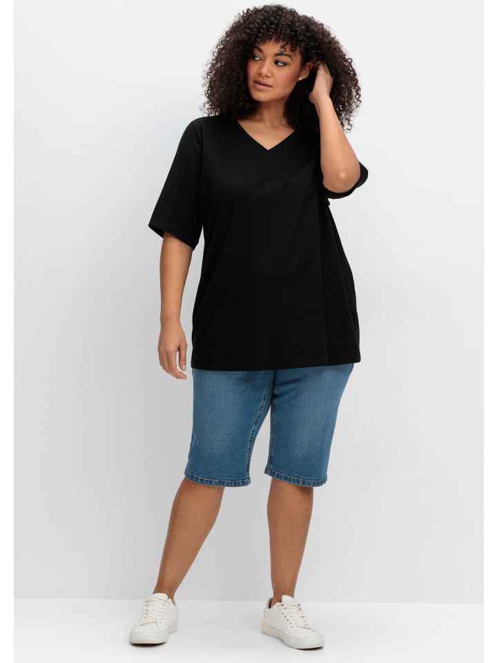Футболка sheego, черный
Футболка sheego, черный