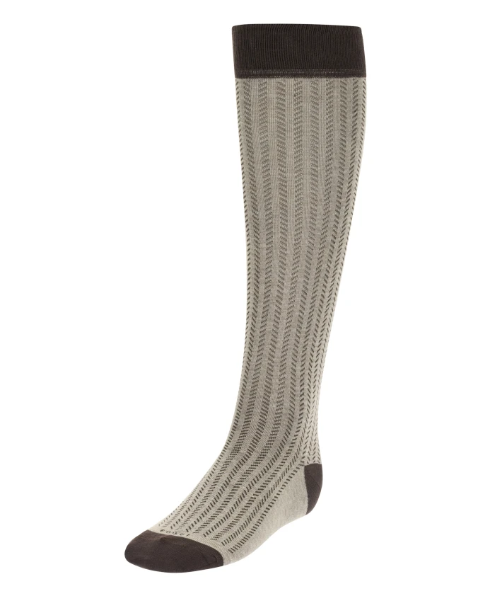 Носки в елочку Boggi Milano, коричневый
Носки в елочку Boggi Milano, коричневый