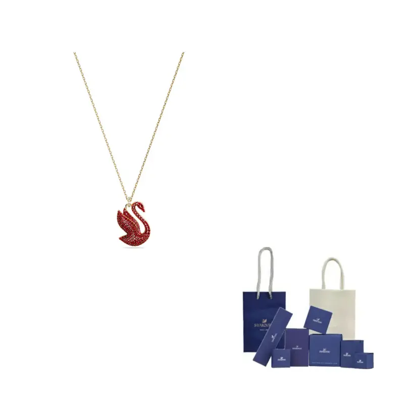 Swarovski Swan Gold-Plated Necklaces Women's Red
Swarovski Swan Gold-Plated Necklaces Women's Red