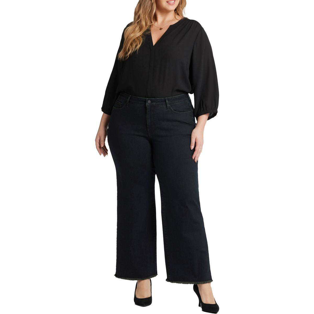 Женские джинсы Plus Teresa с рваным низом и укороченным кроем NYDJ, Huntley
Женские джинсы Plus Teresa с рваным низом и укороченным кроем NYDJ, Huntley