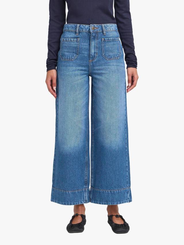 Джинсы Pamala с накладными карманами и широкими штанинами ICHI, Dark Blue
Джинсы Pamala с накладными карманами и широкими штанинами ICHI, Dark Blue