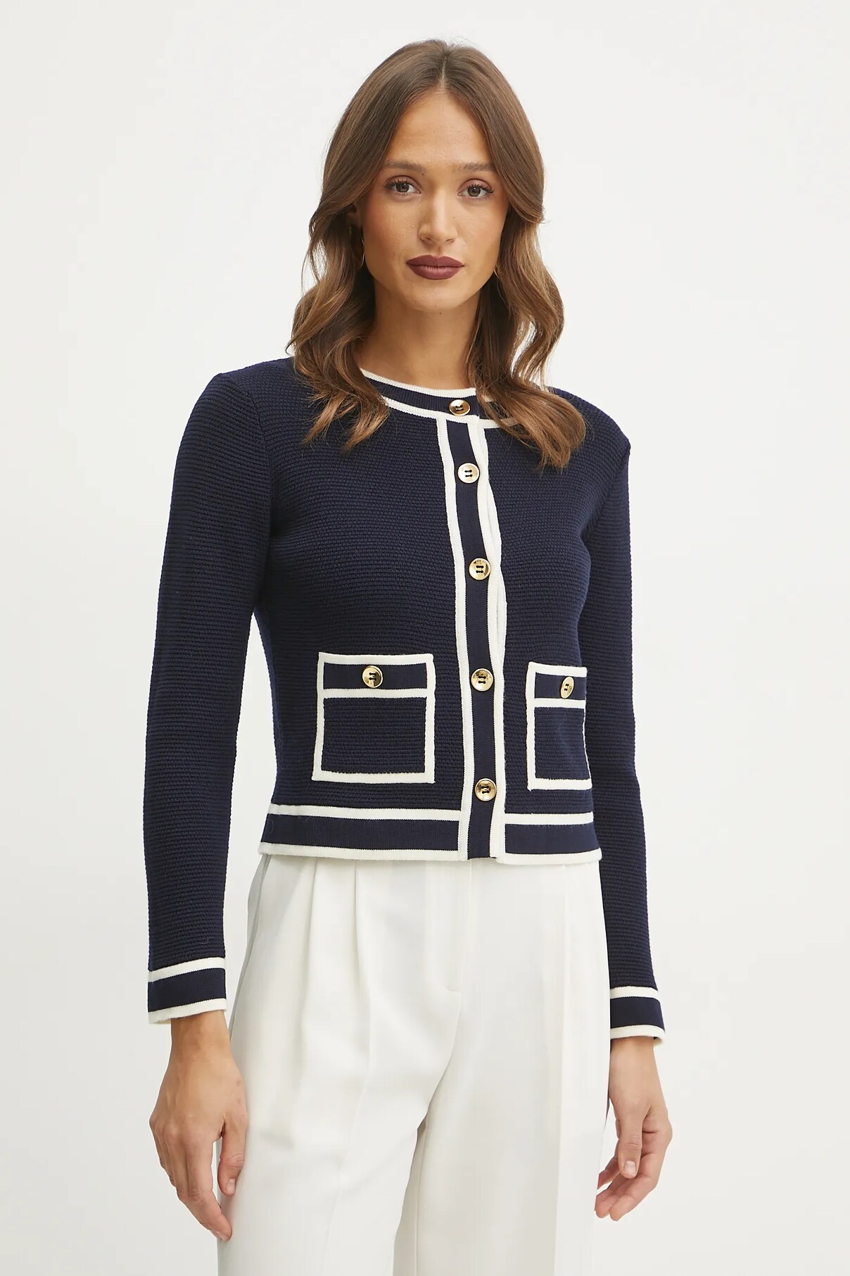 Шерстяной кардиган Luisa Spagnoli, темно-синий
Шерстяной кардиган Luisa Spagnoli, темно-синий