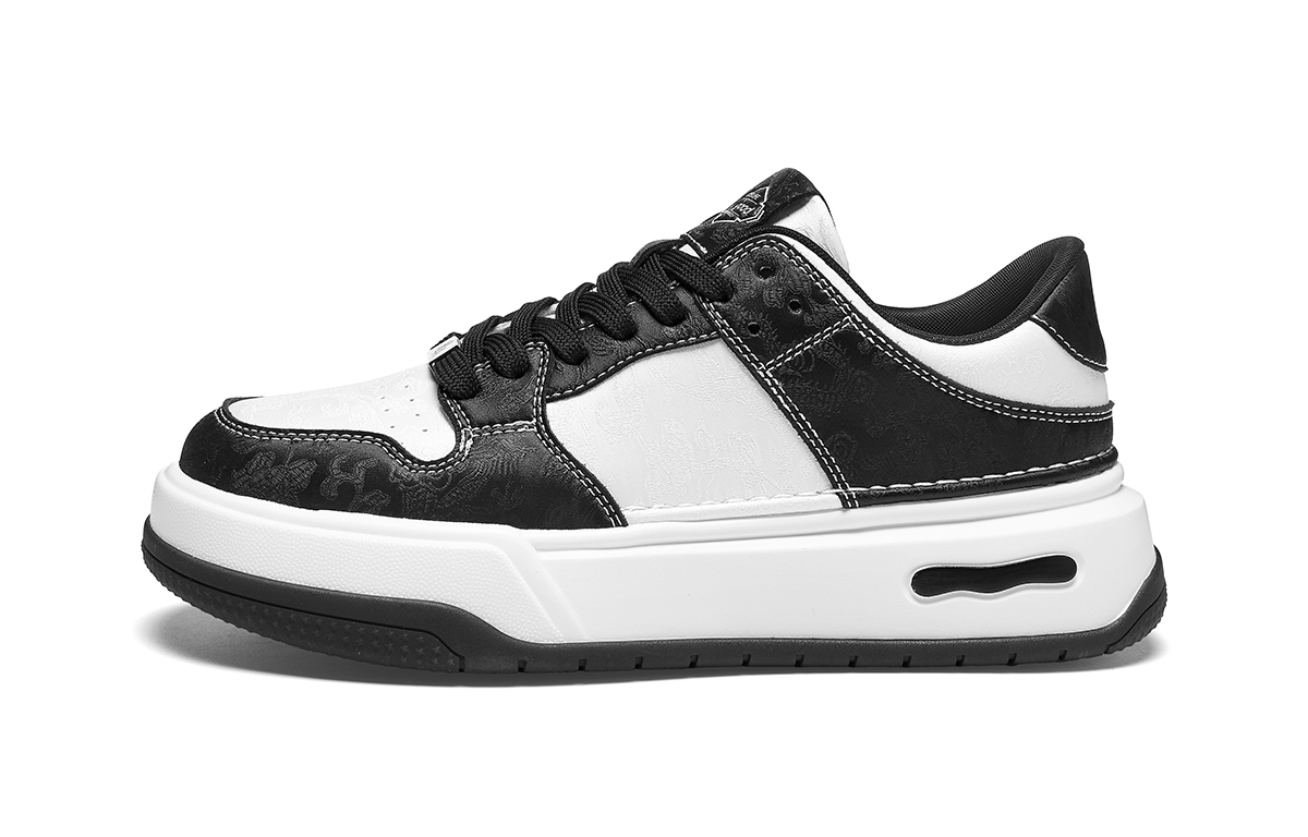 HLA Мужские лоу-топ скейтборд кроссовки бело-черные, цвет White Black
HLA Мужские лоу-топ скейтборд кроссовки бело-черные, цвет White Black