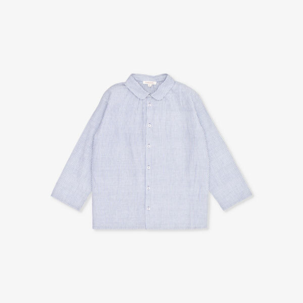 Хлопковая рубашка с длинными рукавами и полосками Aloe для 3–12 лет Caramel, темно-синий
Хлопковая рубашка с длинными рукавами и полосками Aloe для 3–12 лет Caramel, темно-синий