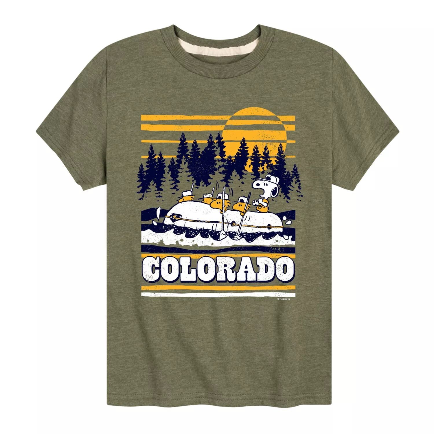 Футболка с рисунком Peanuts Colorado Rafting для мальчиков 8–20 лет Licensed Character, зеленый
Футболка с рисунком Peanuts Colorado Rafting для мальчиков 8–20 лет Licensed Character, зеленый